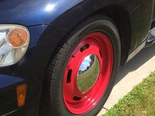 Davis Racing Red and baby moons