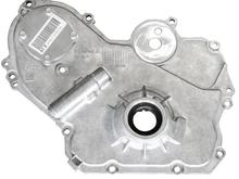 See the raised line just above and to the right of the oil pump spring housing , just below the 10 KW marking