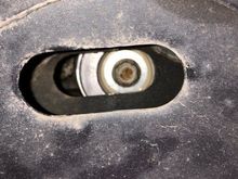 Right in the middle like this brand new one. 