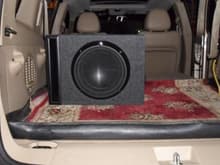 My 10&quot; DVC 2 Ohm Rockford-Fosgate sub in my Memphis ported box. A good combo IMHO.