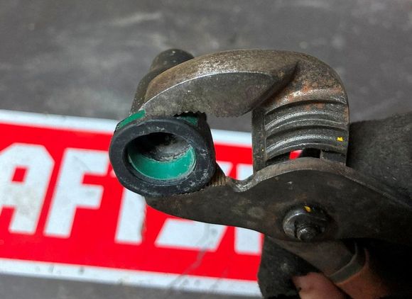 Squeeze it and wiggle it after you squirt a lubricant in there