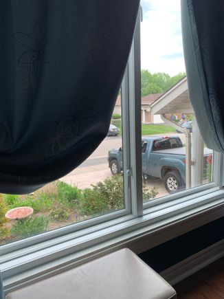 The truck, cleaned by me ! Inside and outside.