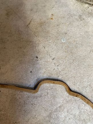 Piece of the sealant excess inside the engine 