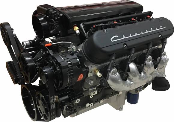 575 hp , stand alone ECM , kids have it so easy these days for an engine swap! 