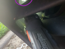 Just that part I circled is not connected to anything.