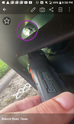Just that part I circled is not connected to anything.