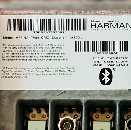 Make	CHRYSLER
Model	Uconnect 8.4 RA4 / VP4 NA
Part/Model	 68301356AB
Manufacturer	HARMAN
Serial number	T00BE023670071
I need radio code for this system please 🙏 
Thanks advance for your help 
