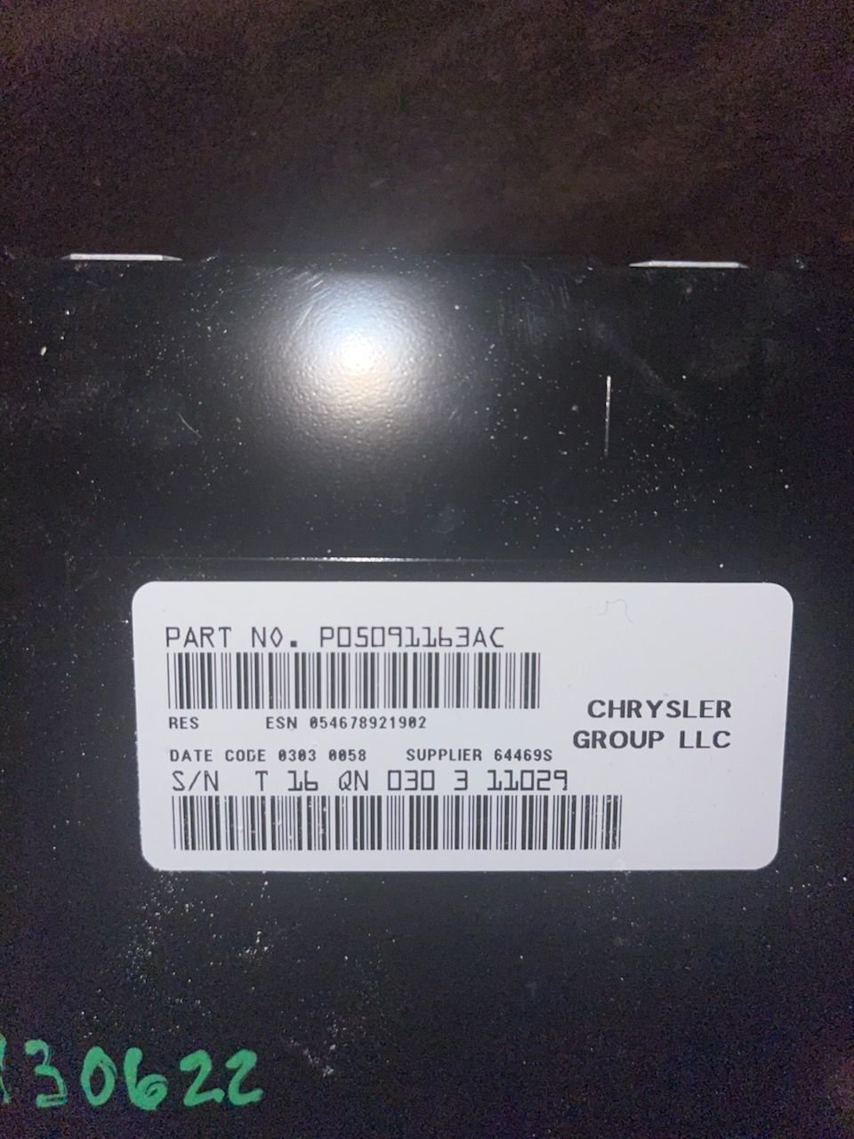 There is information on the radio