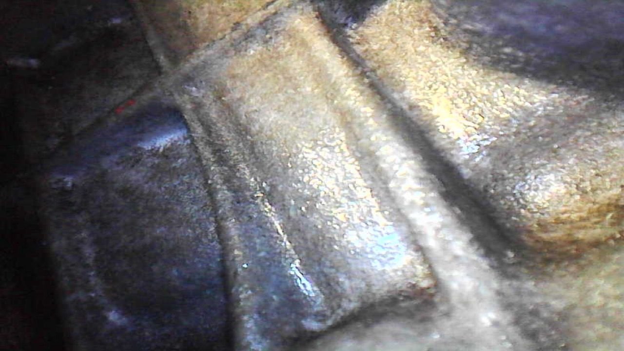 Coolant from the engine wall