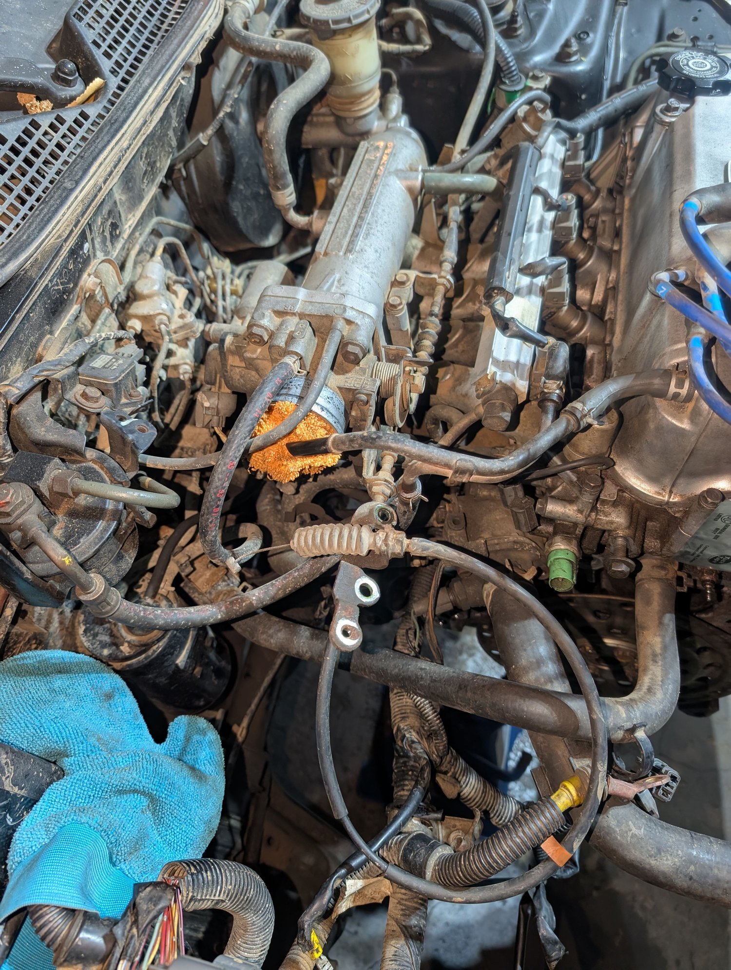 Intake from passenger side
