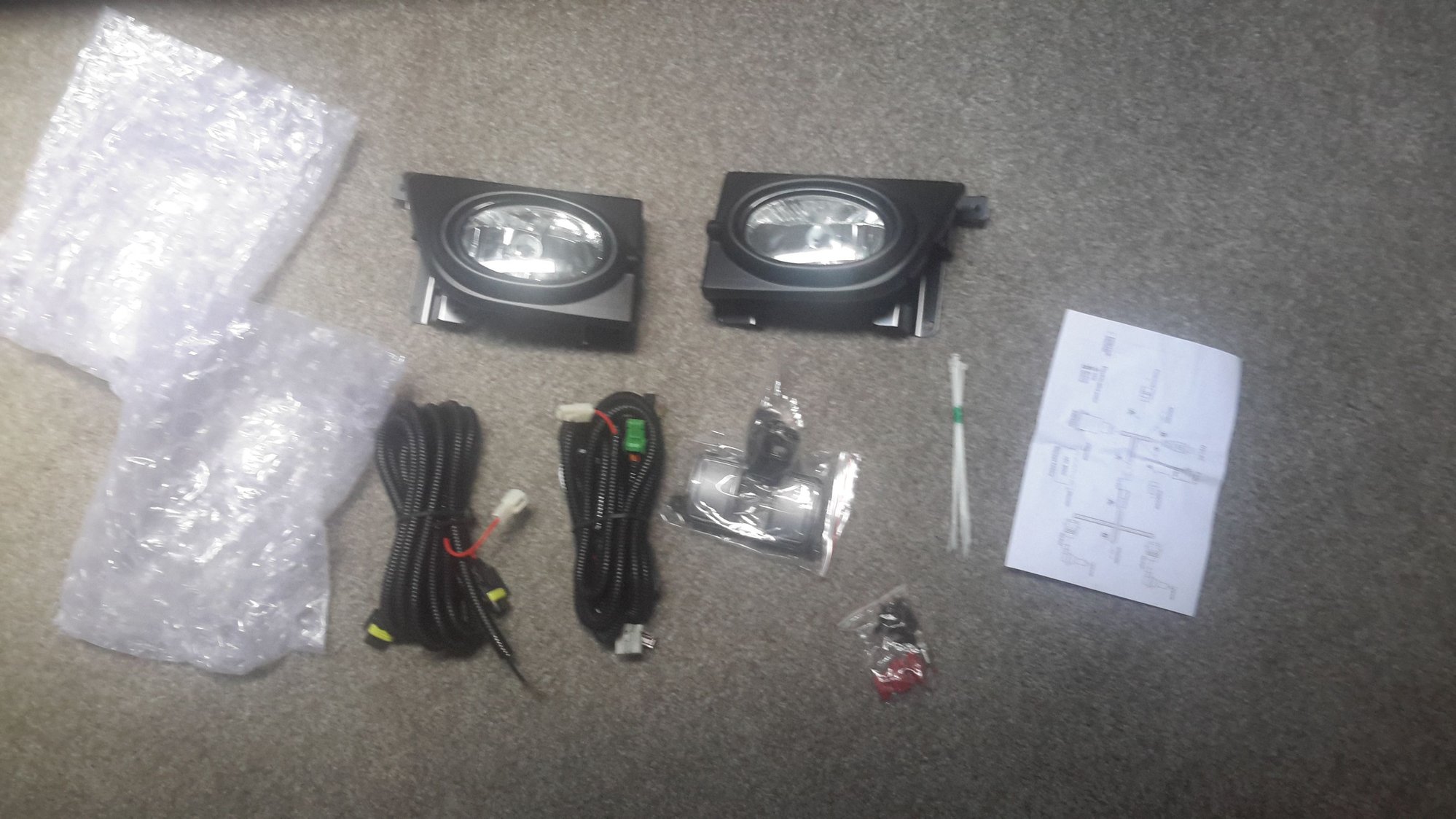 Lights - Clear Fog Lights For 2006-2008 Honda Civic Sedan 4Dr w/Bezel Switch Wiring Bulbs - New - 2006 to 2008 Honda Civic - Murrysville, PA 15668, United States