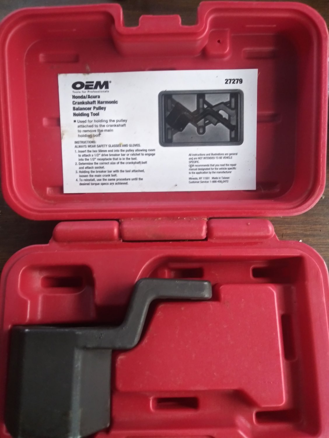 Honda Civic 1.7 Crank Holder Never been put on crank. Honda Civic Forum