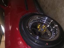 Avid 5 spoke 195 width, 15" rims