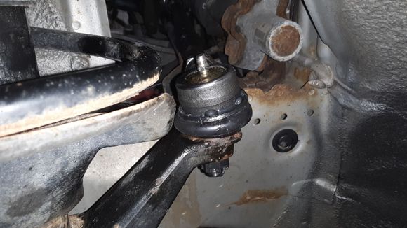 New Moog outer tie rod end