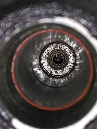 Cylinder 3 broken spark plug remains in hole.