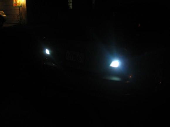 Reverse Lights in the dark