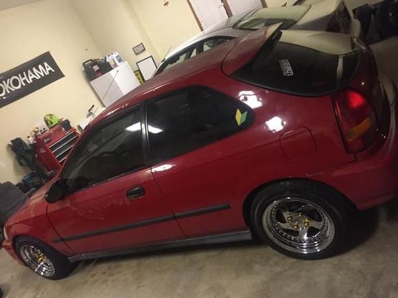 New wheels and tires