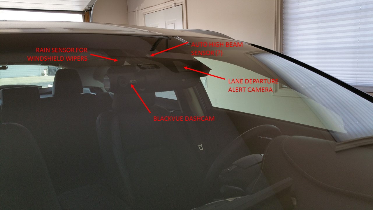 What are these 2 things attached to windshield - ClubLexus - Lexus Forum  Discussion