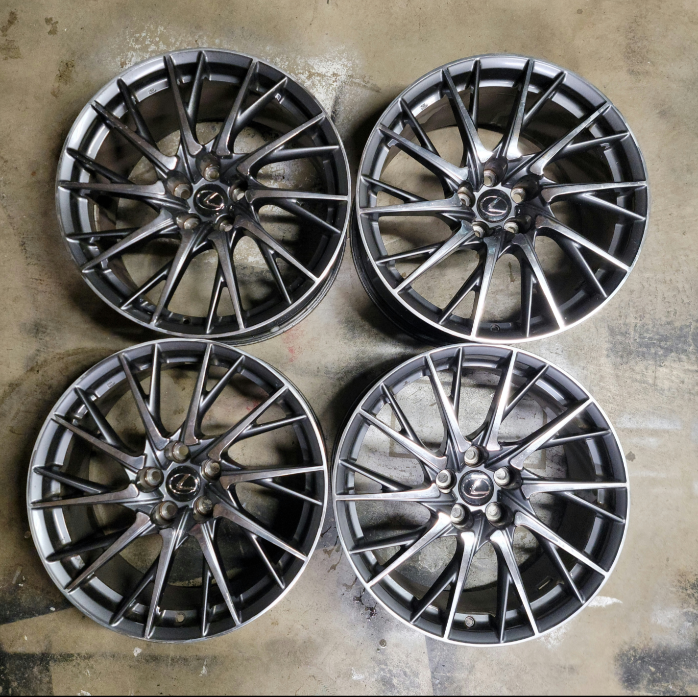 Wheels and Tires/Axles - OEM 20 Spoke Lexus RC-F BBS Wheels - Used - All Years Lexus All Models - Fontana, CA 92335, United States