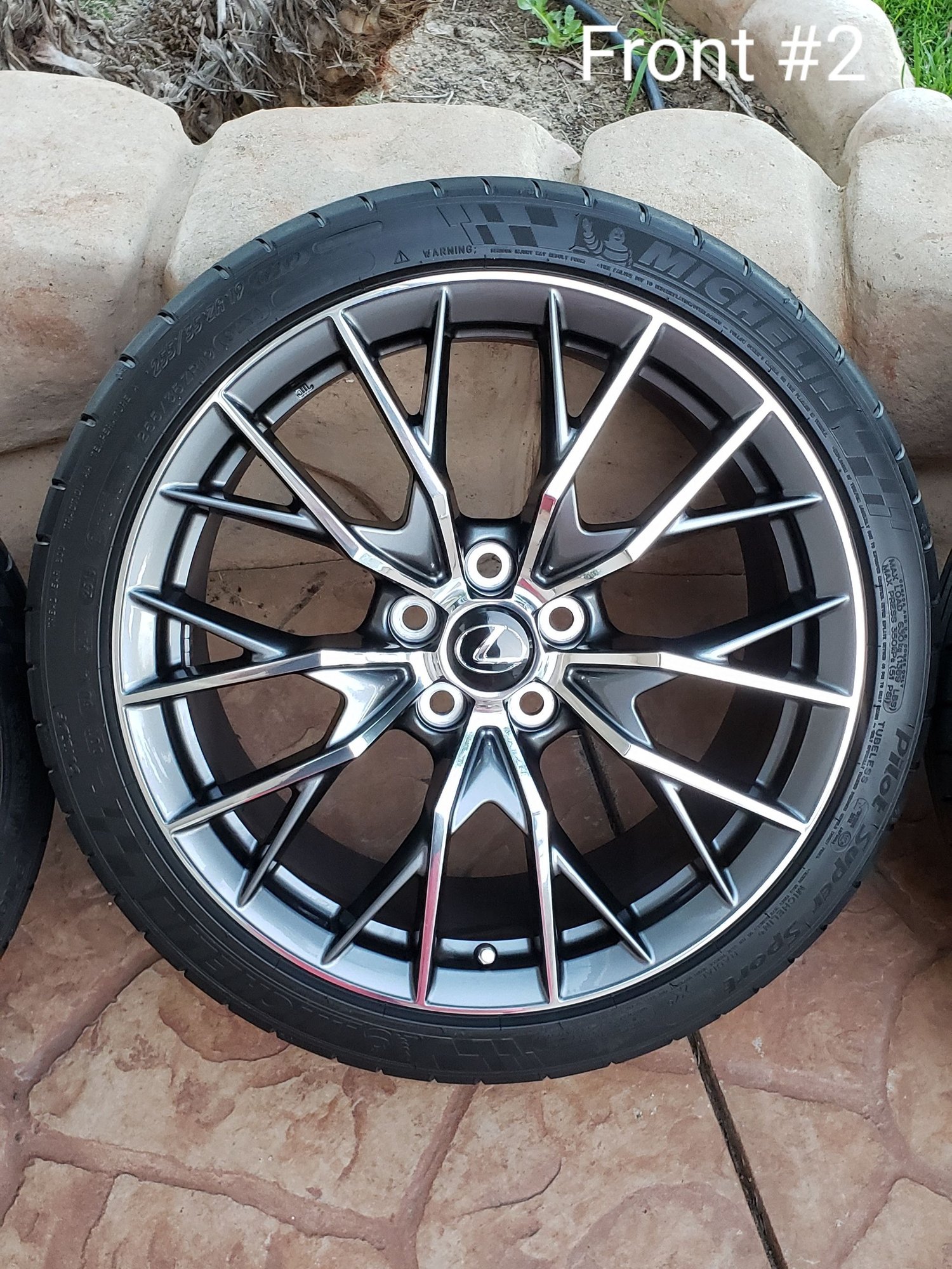 Lexus GSF OEM BBS-made Wheels Michelin Pilot Super Sport High Tread ...