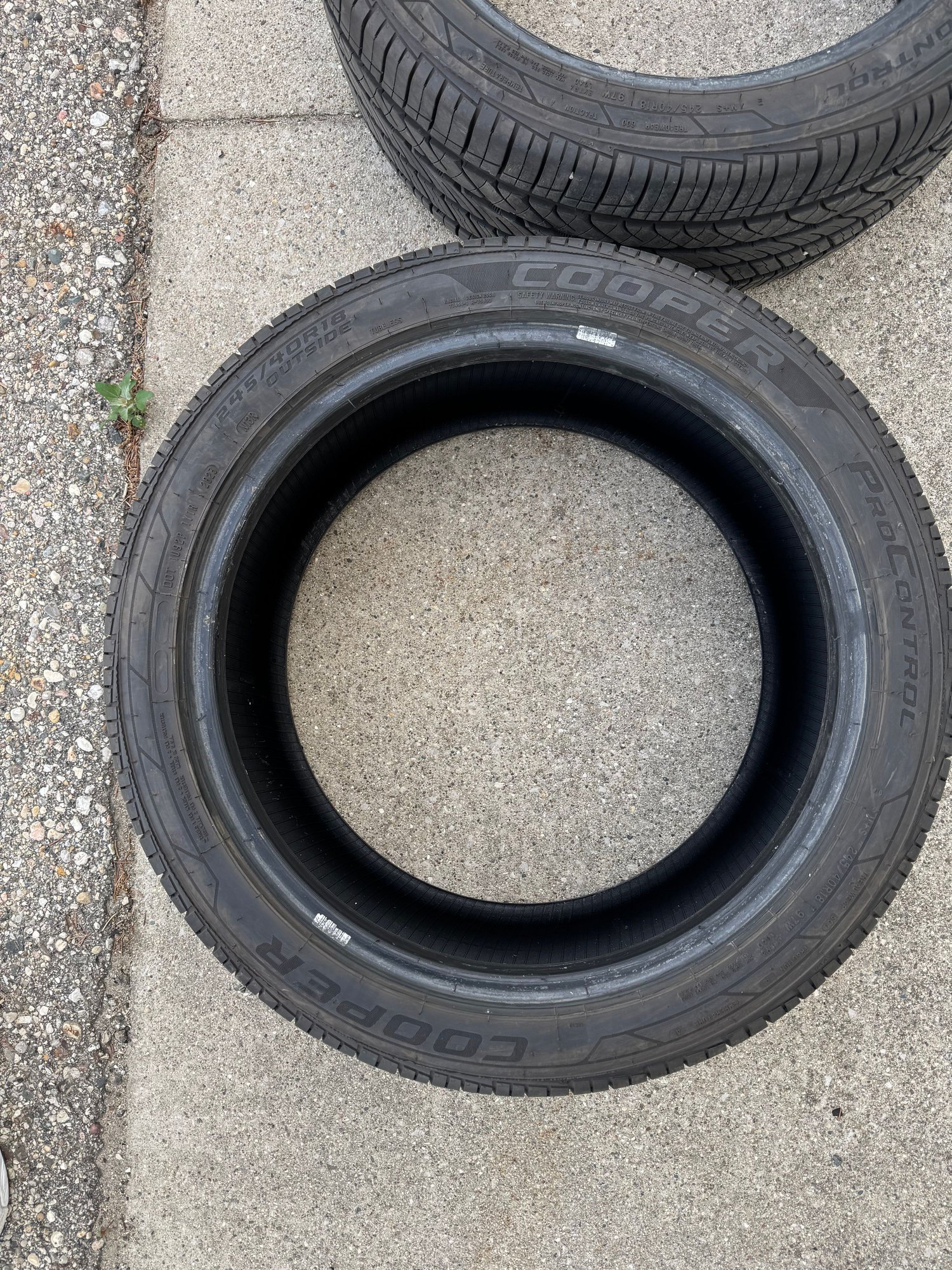 Wheels and Tires/Axles - set of 4 245/40 R18 Cooper tires 6000 miles - Used - 2002 to 2026 Any Make All Models - Holland, MI 49424, United States