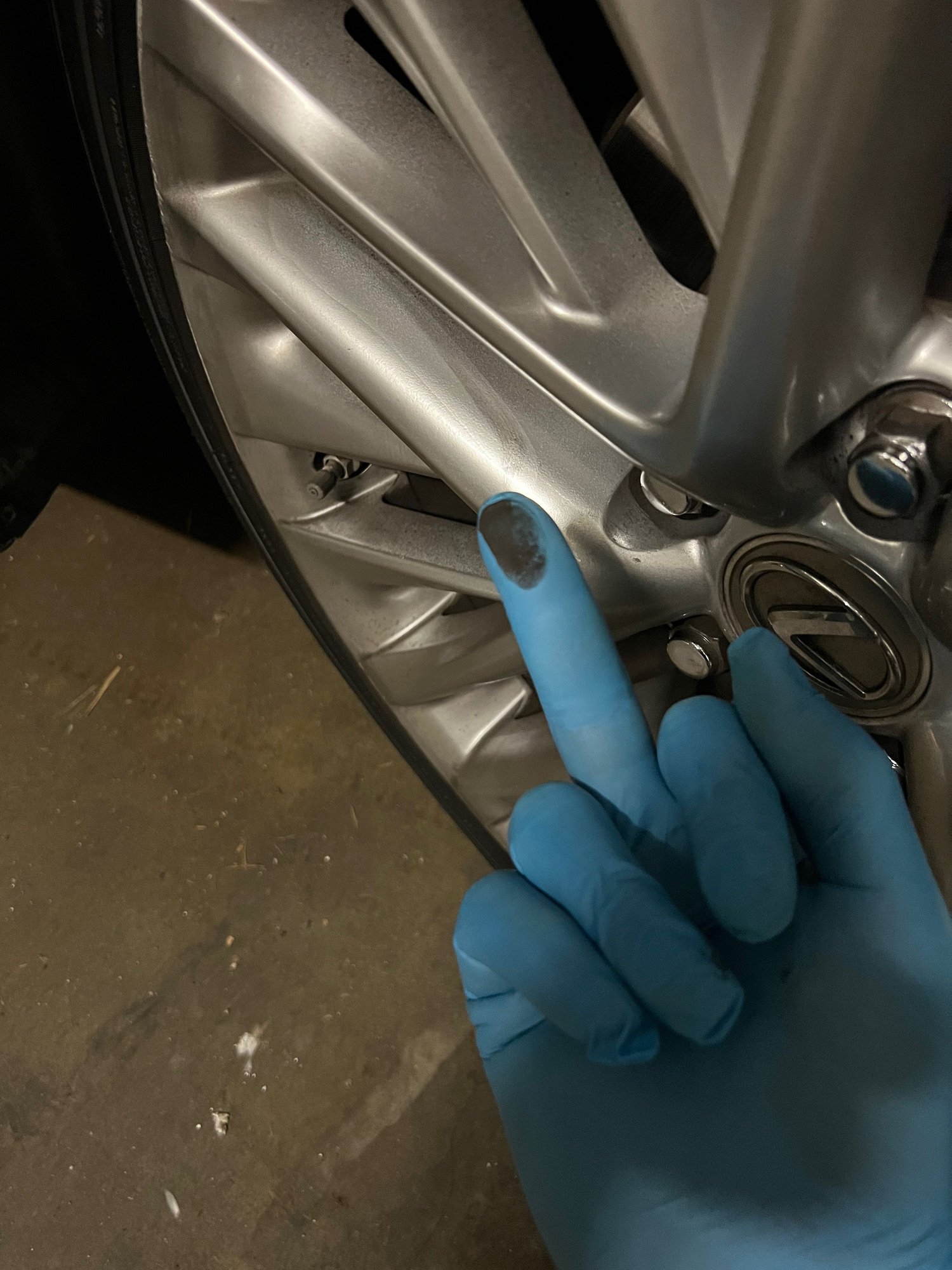 Oily Residue on Both Front Wheel Rim ClubLexus Lexus Forum Discussion