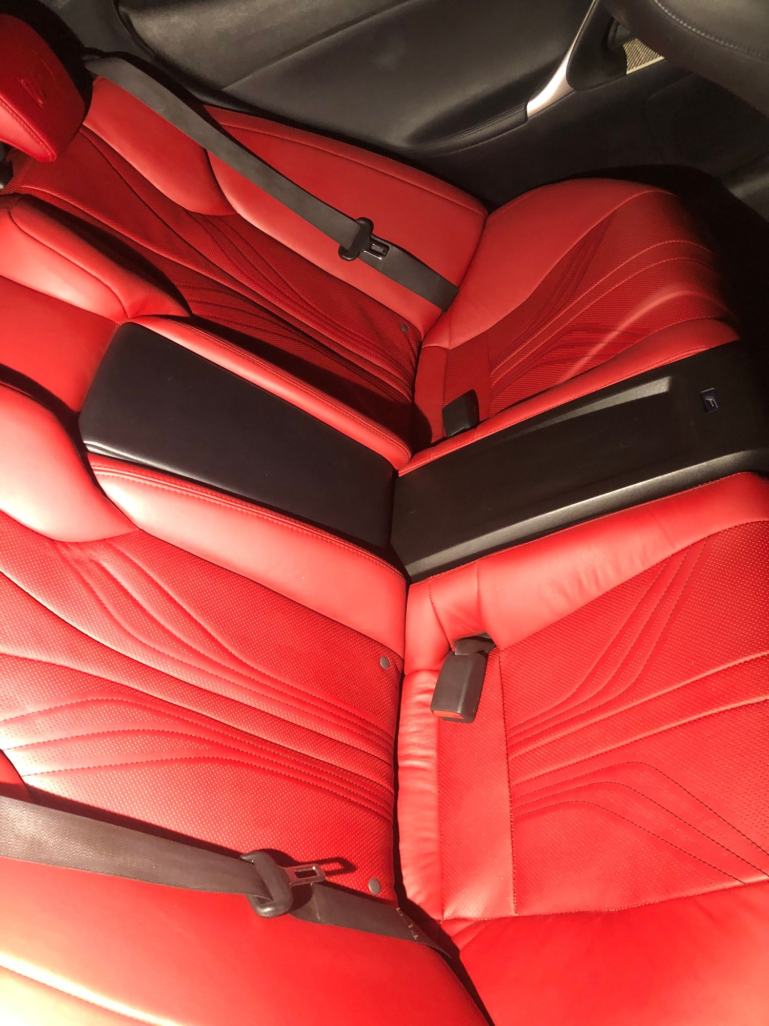 Like New RED GSF SEATS for YOUR 0814 ISF 3400 miles ClubLexus