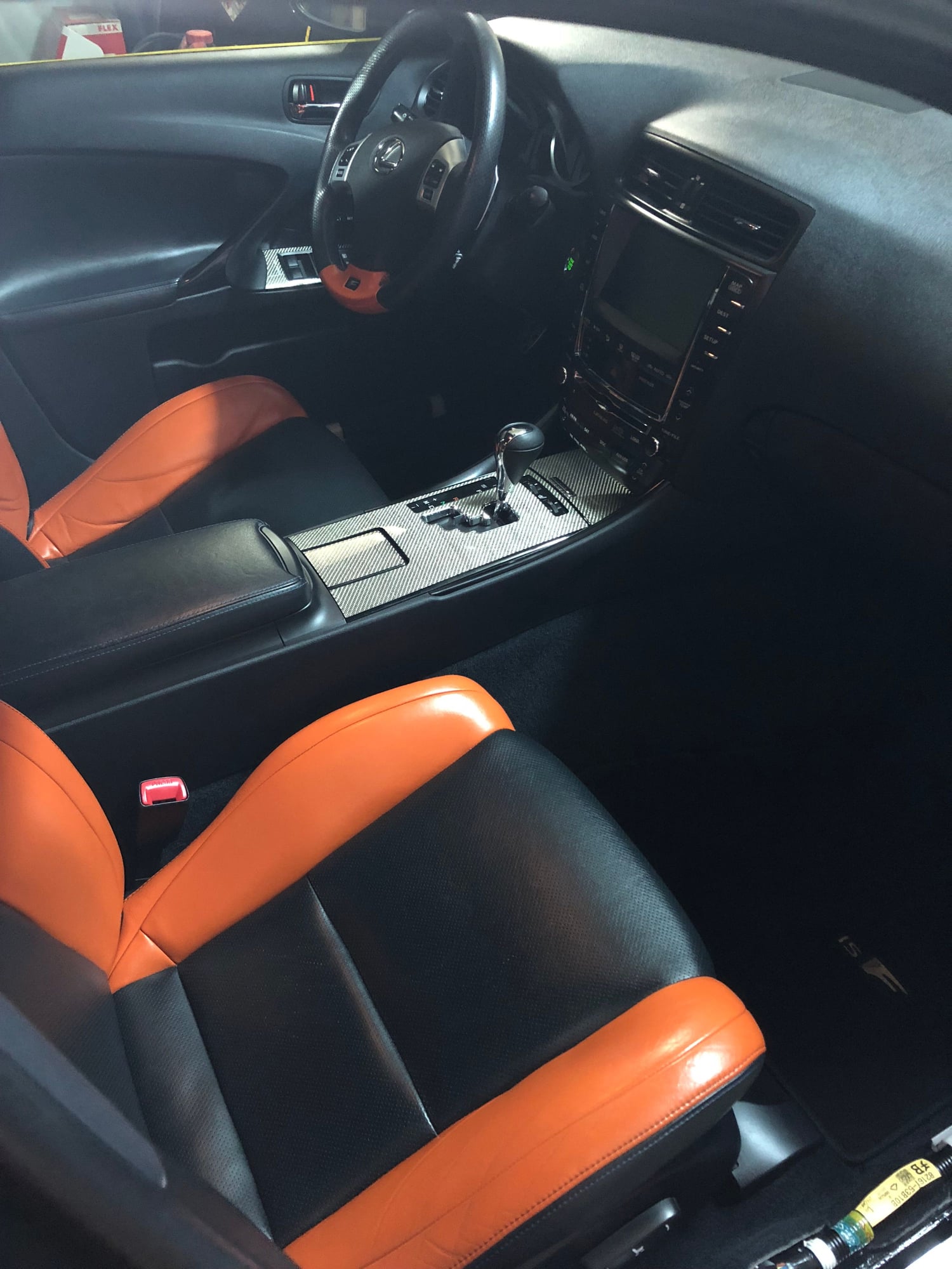 2011 Lexus IS F - 2011 ISF - Black with Black/Orange Interior - Used - VIN JTHBP5C23B5009519 - 65,859 Miles - 8 cyl - 2WD - Automatic - Sedan - Black - Morgantown, WV 26508, United States