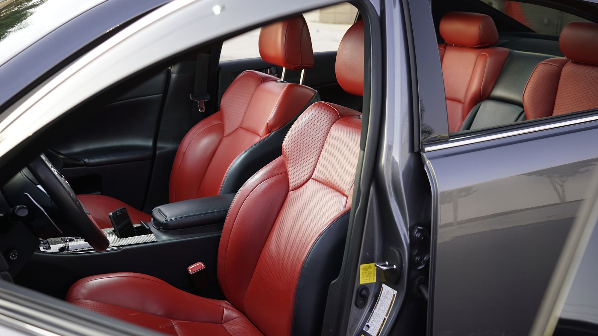 2012 Lexus IS F - Mint 2012 IS-F 59k miles Nebula Gray w/ RED interior - Used - VIN JTHBP5C21C5010489 - 60,000 Miles - 8 cyl - 2WD - Automatic - Sedan - Gray - Covina, CA 91723, United States