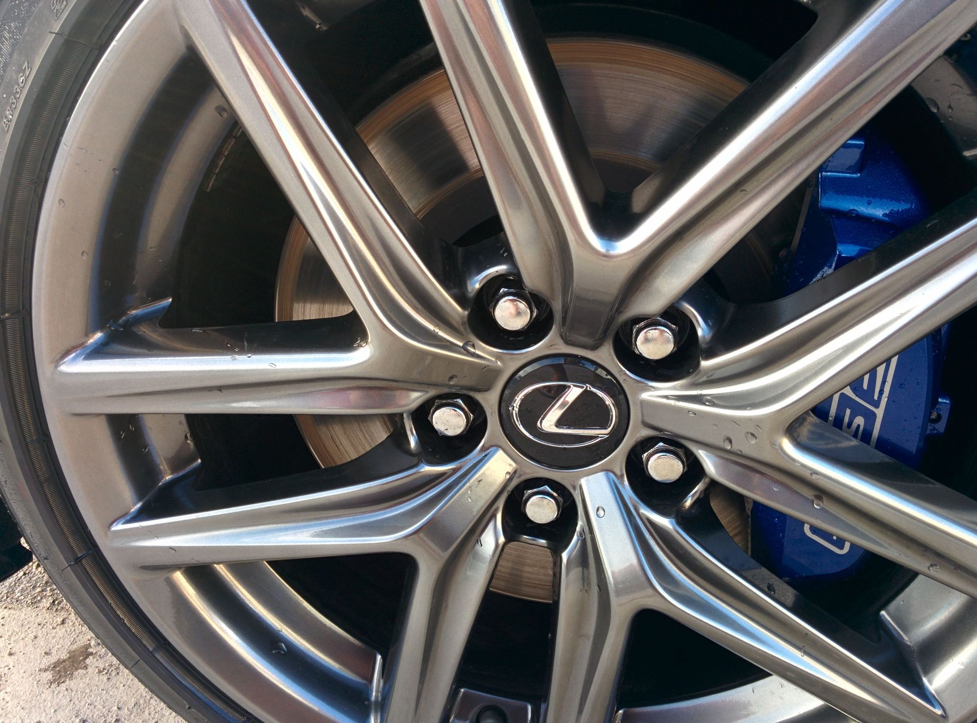 Painted Calipers (Metallic Blue) PICS! ClubLexus Lexus Forum Discussion