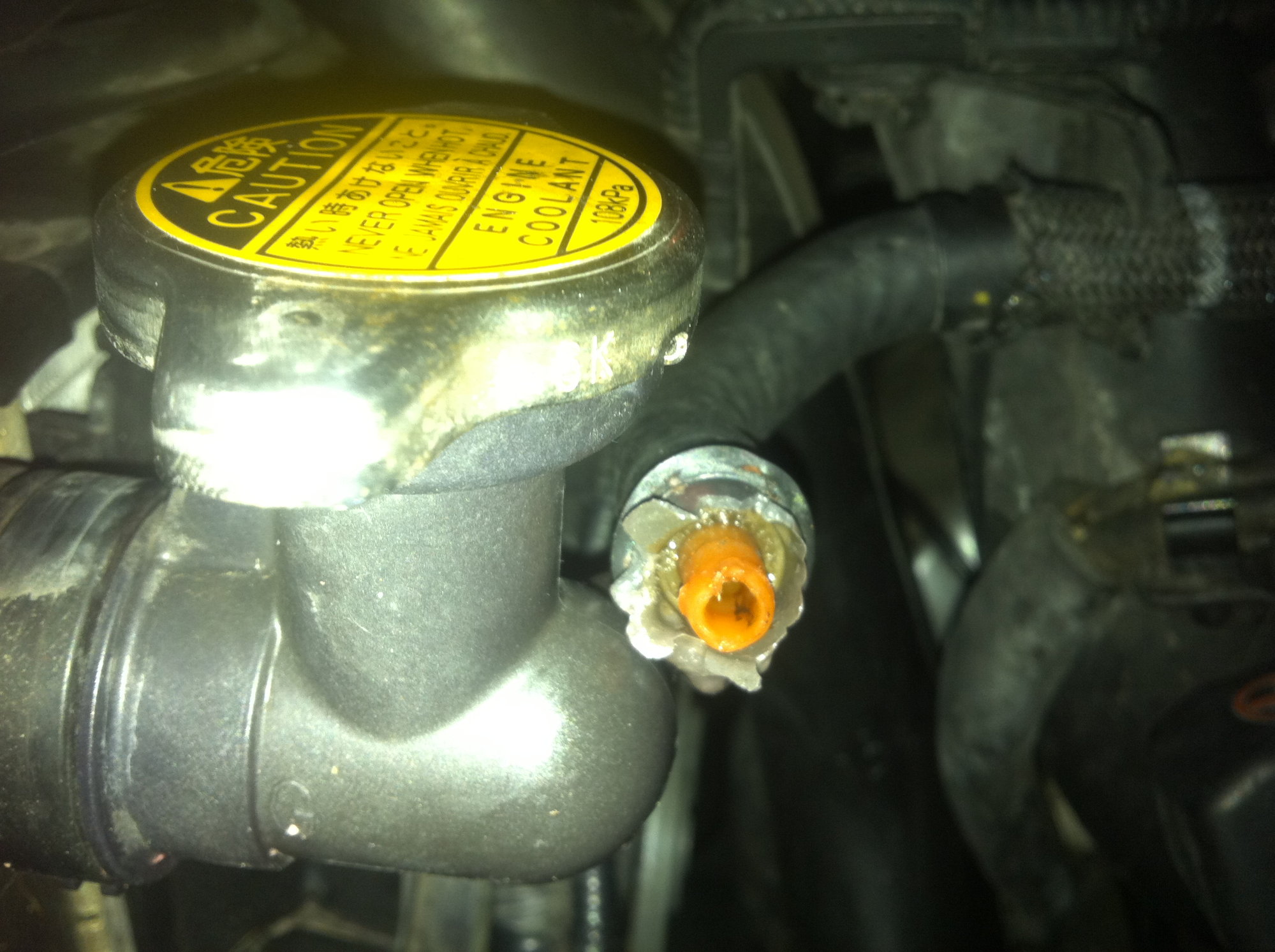Radiator coolant filler neck leak - is this coupling a factory part? -  ClubLexus - Lexus Forum Discussion