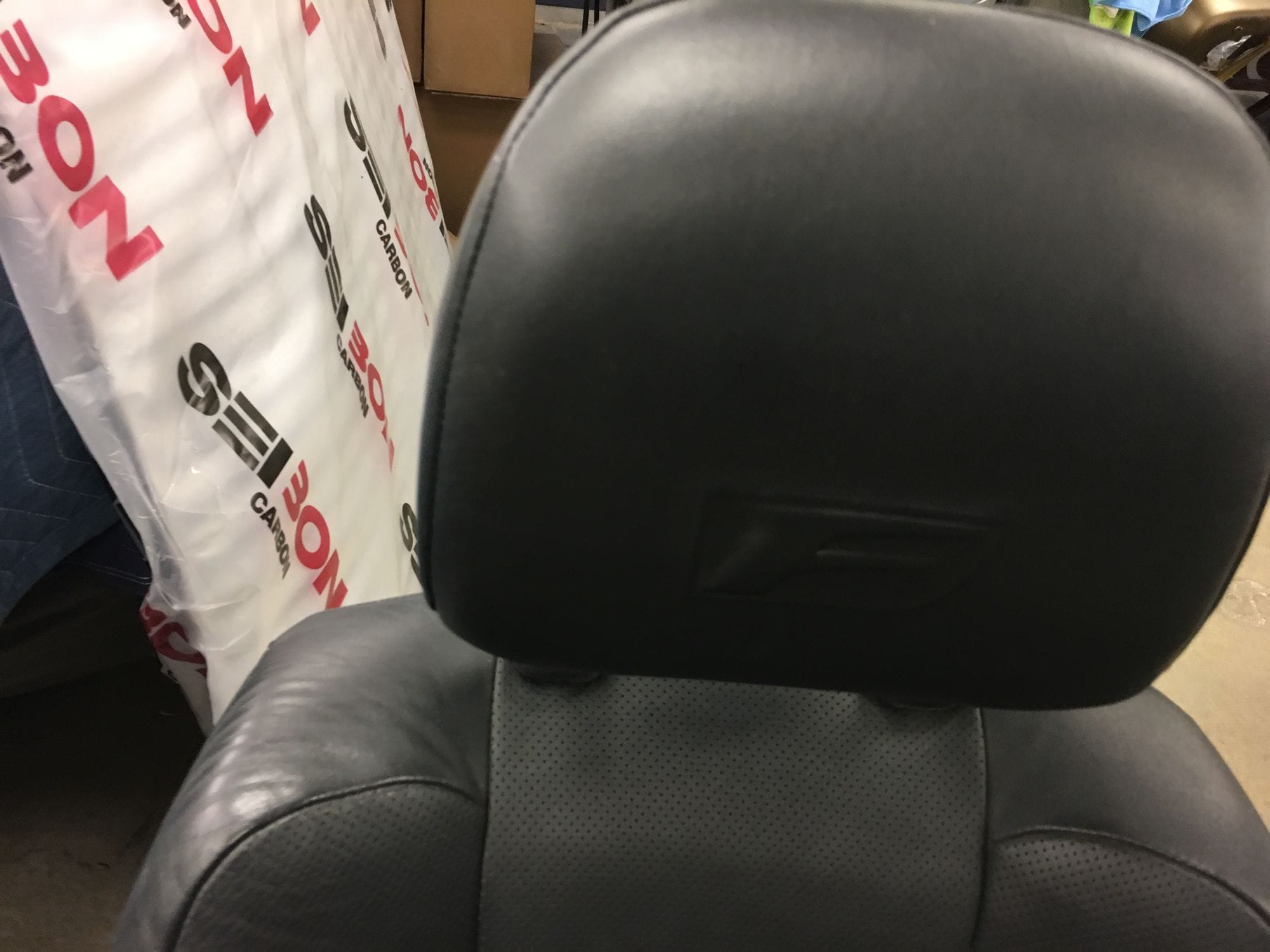 Interior/Upholstery - Black Leather White stitching Neiman Marcus Edition F logo Seat Set - Used - 2008 to 2014 Lexus IS F - Cranberry Twp, PA 16066, United States