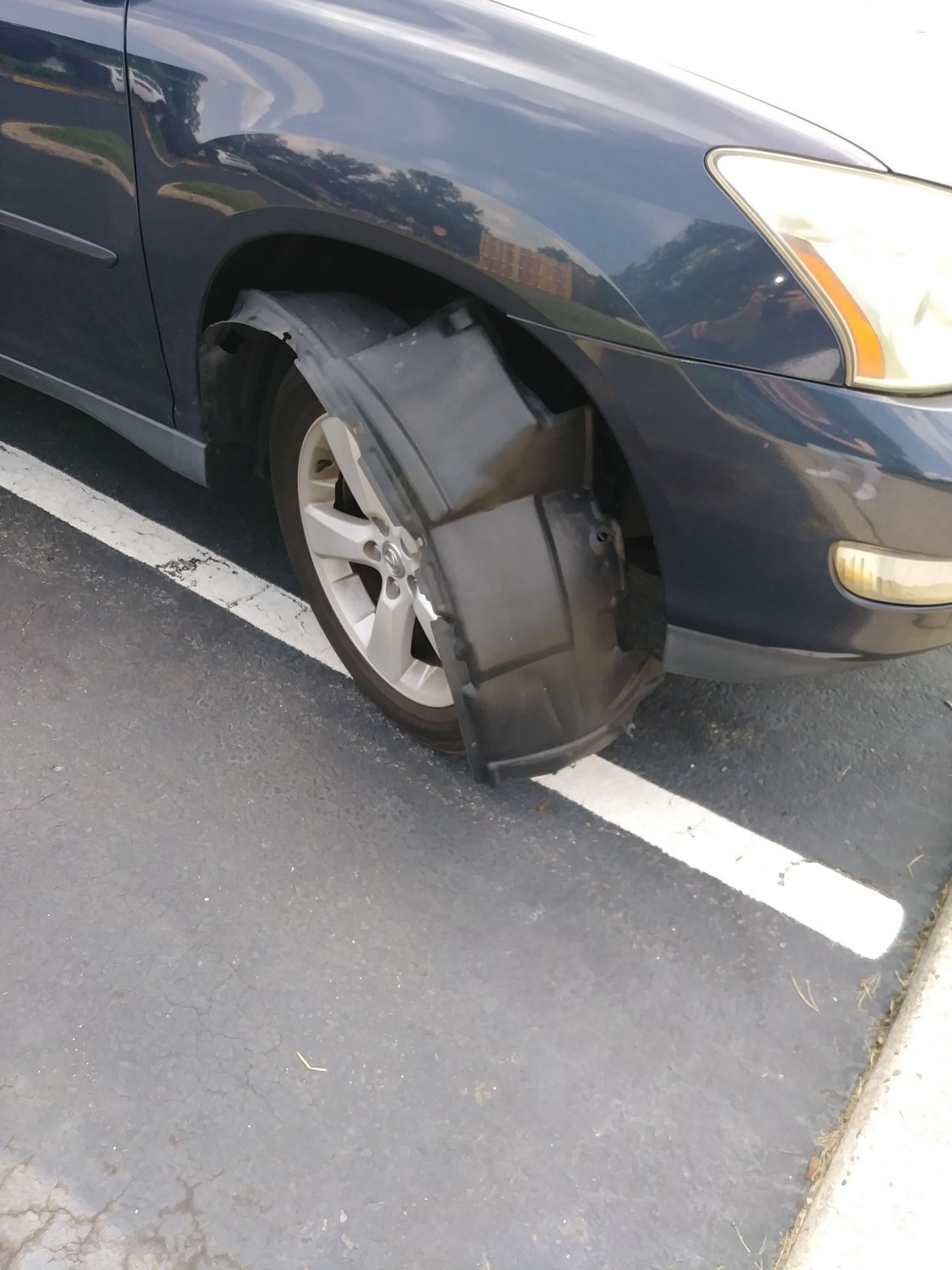 Wheel well liner fell out! ClubLexus Lexus Forum Discussion