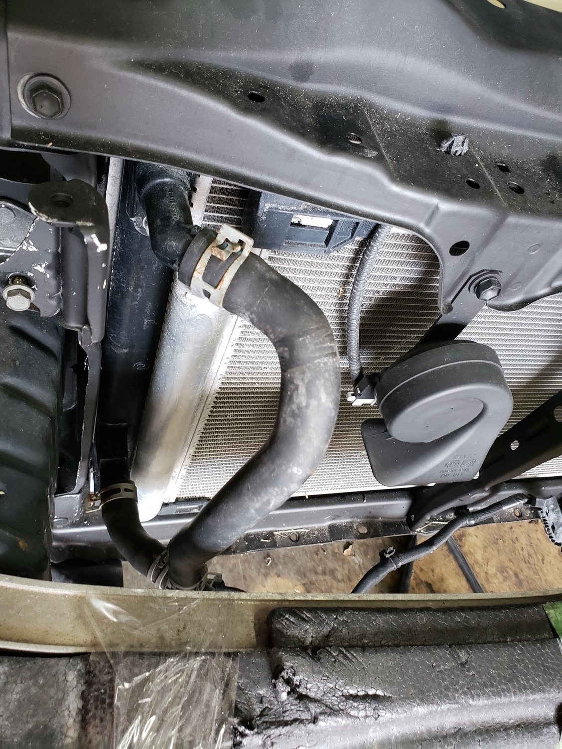 Do our cars have 2 radiators and a condenser? Picture included