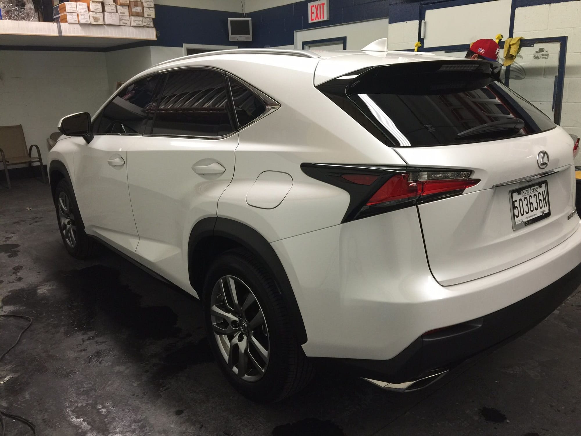 My Eminent White Pearl fully tinted all around - ClubLexus - Lexus