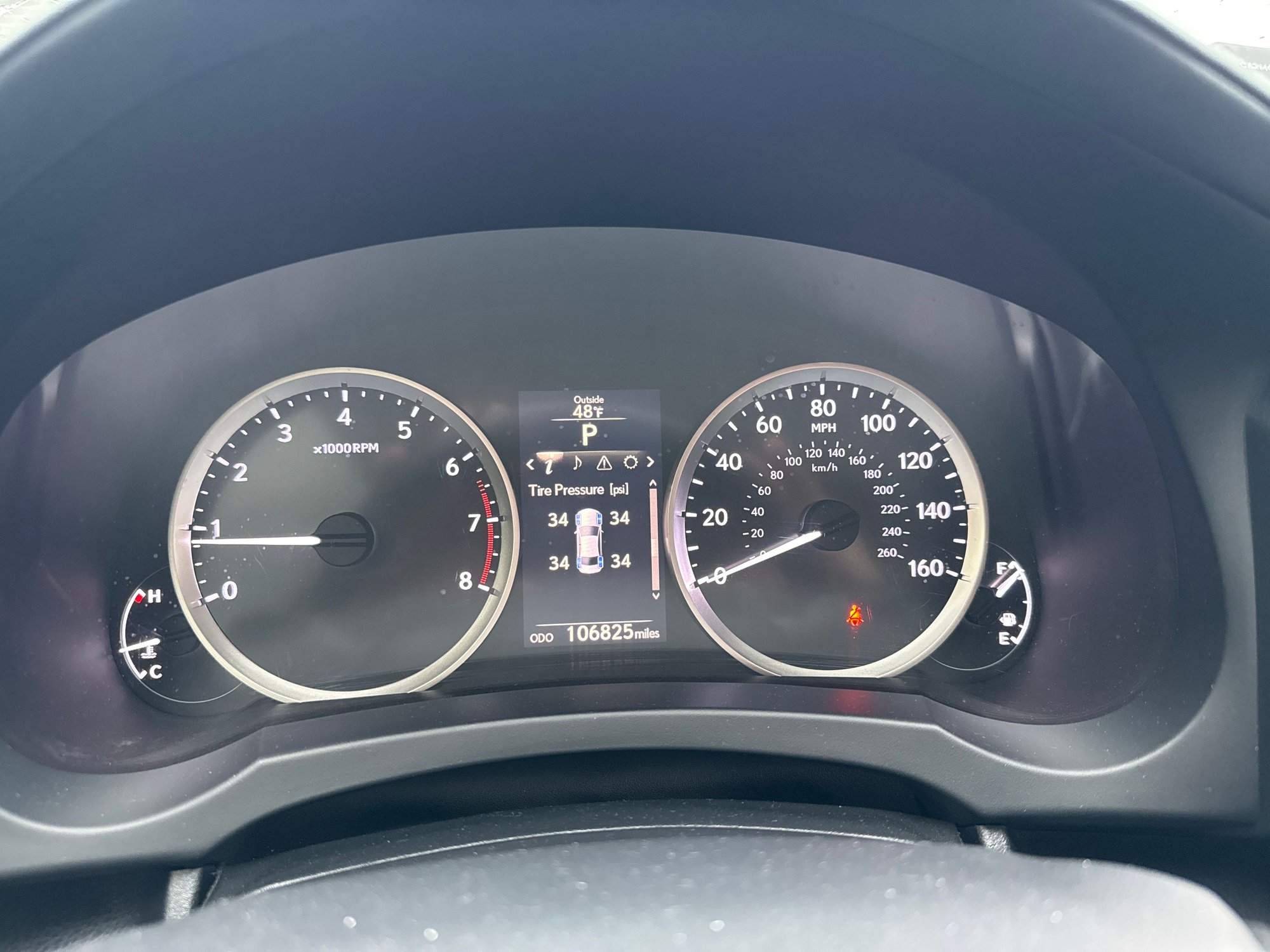 Weird it�s at 34 after I filled to 36 but it works so I�m not mad.