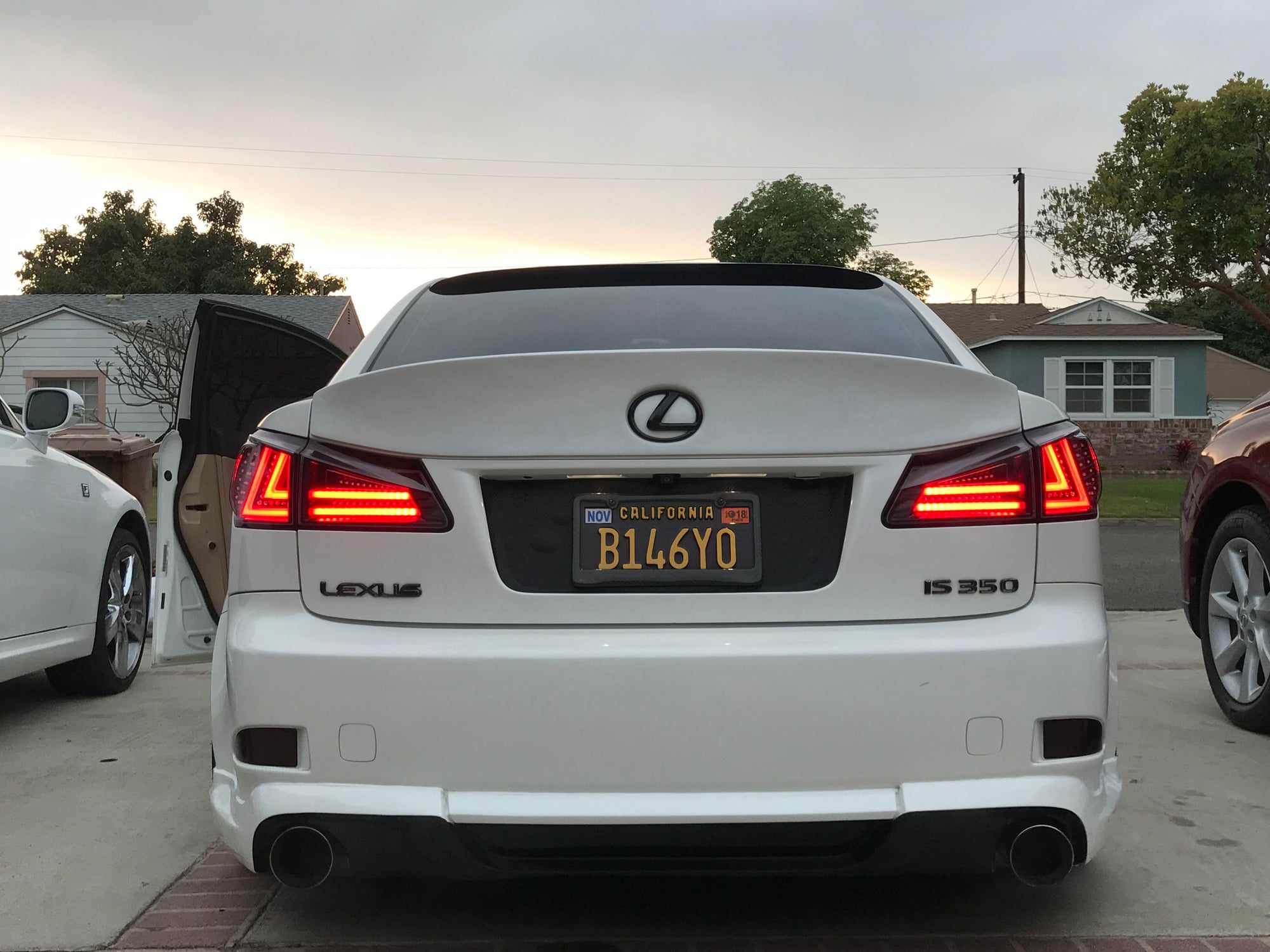 Lights - BNIB IS250/350/IS-F Black housing with clear lenses Spec-D Taillight - New - 2006 to 2008 Lexus IS350 - 2006 to 2008 Lexus IS F - 2006 to 2008 Lexus IS250 - Garden Grove, CA 92840, United States