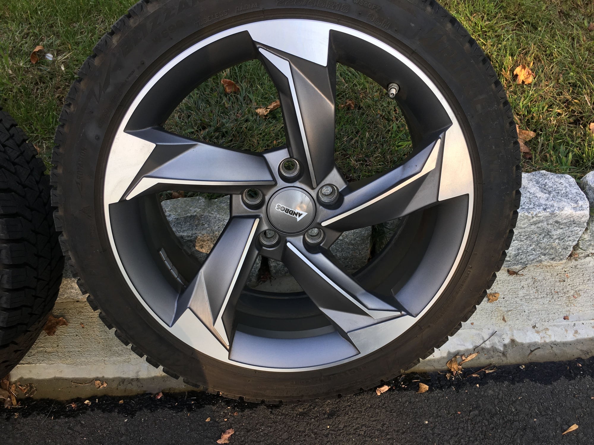 Wheels and Tires/Axles - Bridgestone Blizzak WS90 225/45/R18 + Andros R10 Winter Tire & Rim Package + TPMS - Used - All Years Lexus IS F - All Years Lexus GS F - 2006 to 2024 Lexus IS - All Years Lexus RC F - Oakhurst, NJ 07755, United States