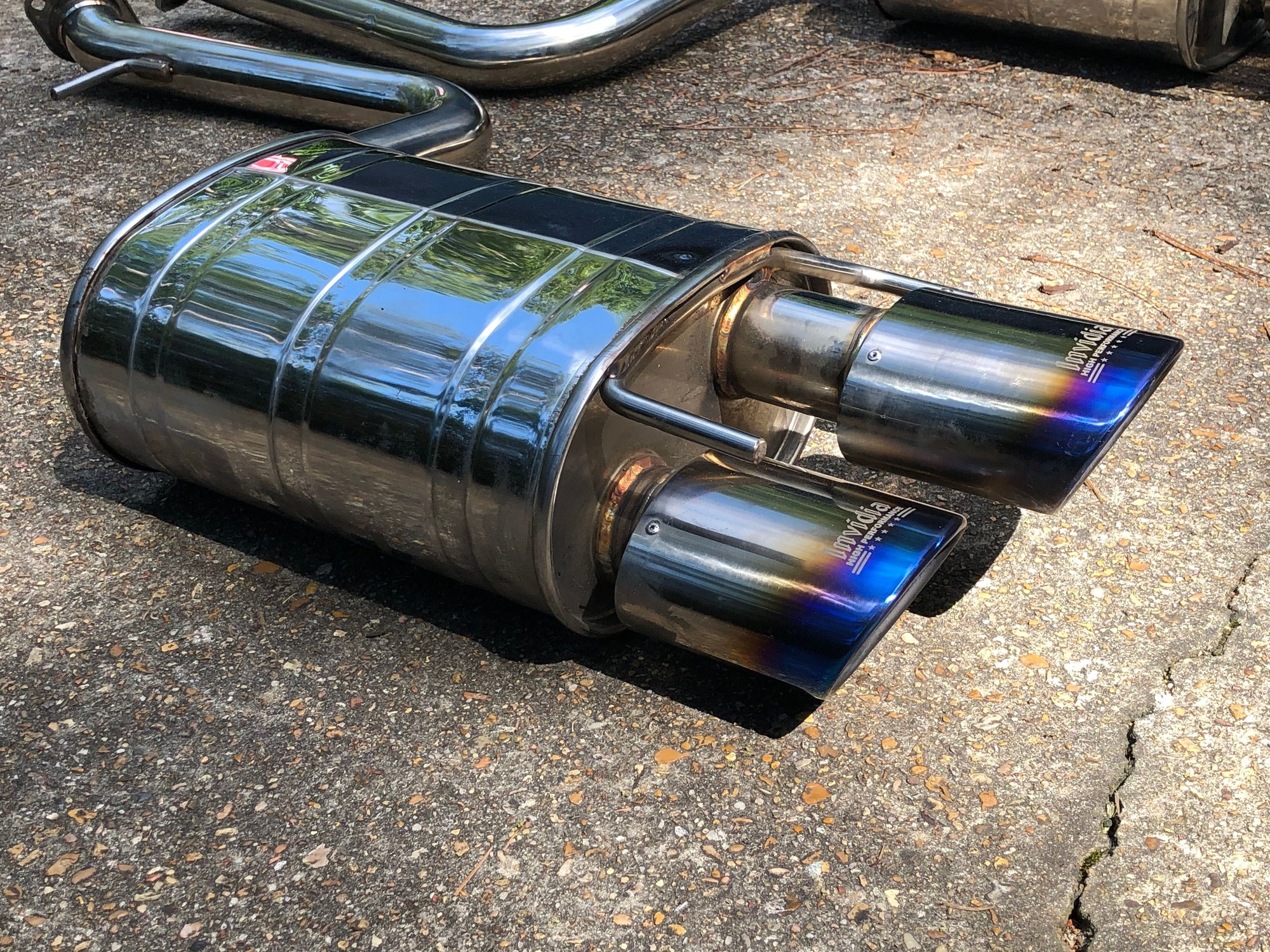 Engine - Exhaust - Lexus RC350 Exhaust Invidia Axlebacks - Blue Tips - Used - 2015 to 2019 Lexus RC350 - Gautier, MS 39553, United States