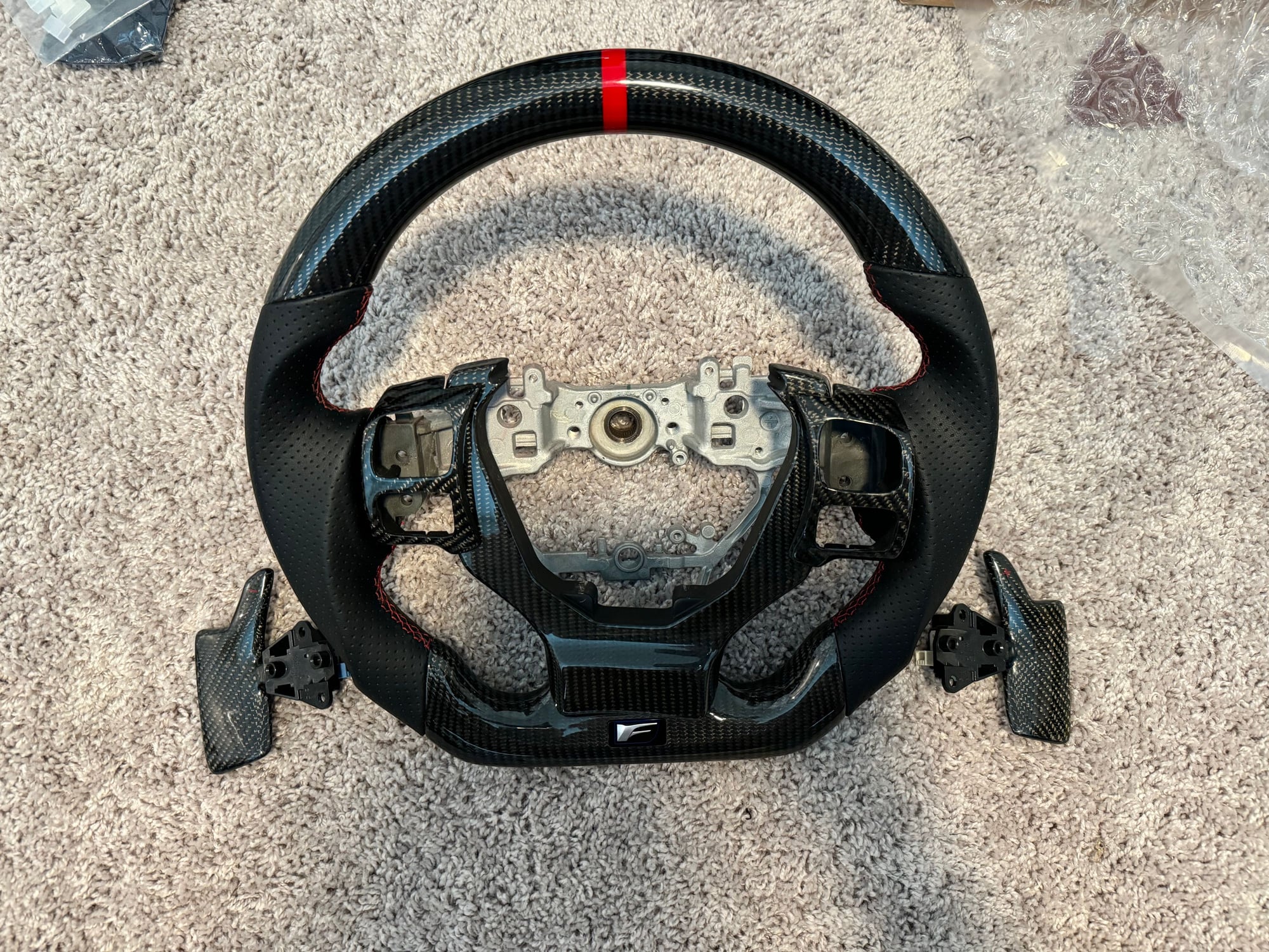 2017 Lexus RC F - Elvin Full Carbon Fiber Steering wheel, buttons and paddles for Lexus RC-F - Interior/Upholstery - $1,000 - Buford, GA 30518, United States