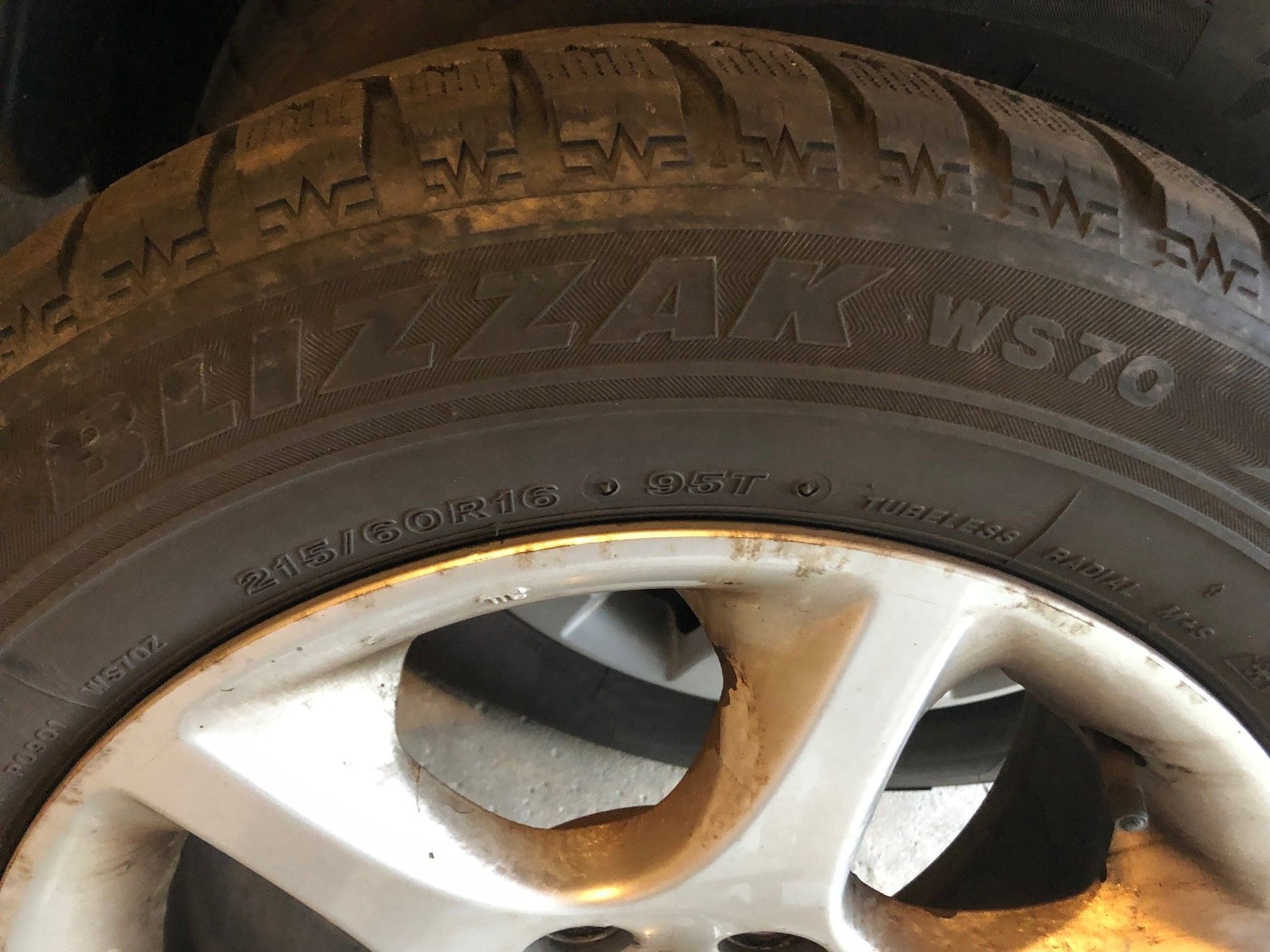 Wheels and Tires/Axles - IL 2004 Lexus GS 300 16 Inch Wheels and Blizzak Winter Tires 215/60/16 - Used - Northbrook, IL 60062, United States