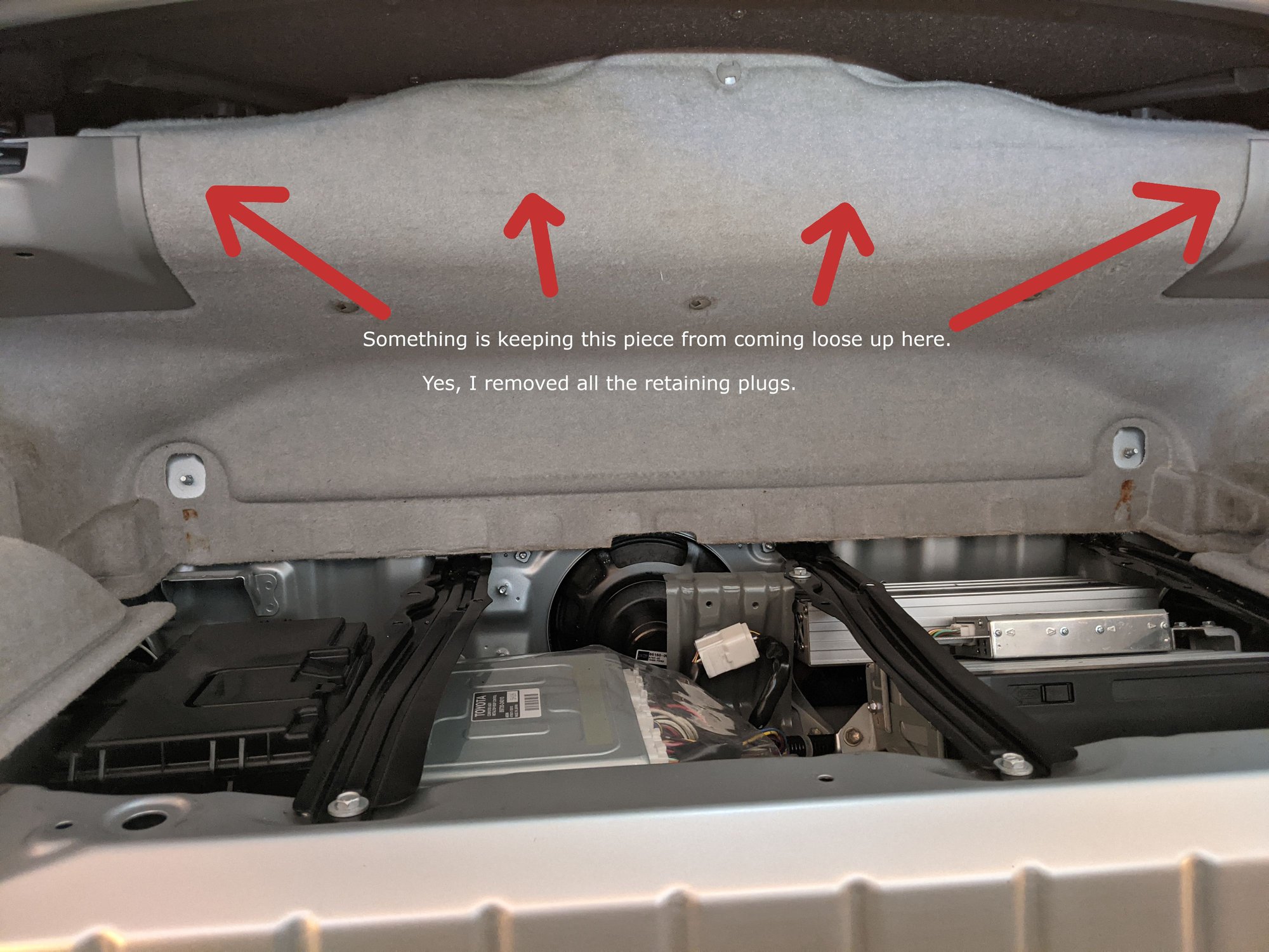 Trunk liner removal issue ClubLexus Lexus Forum Discussion
