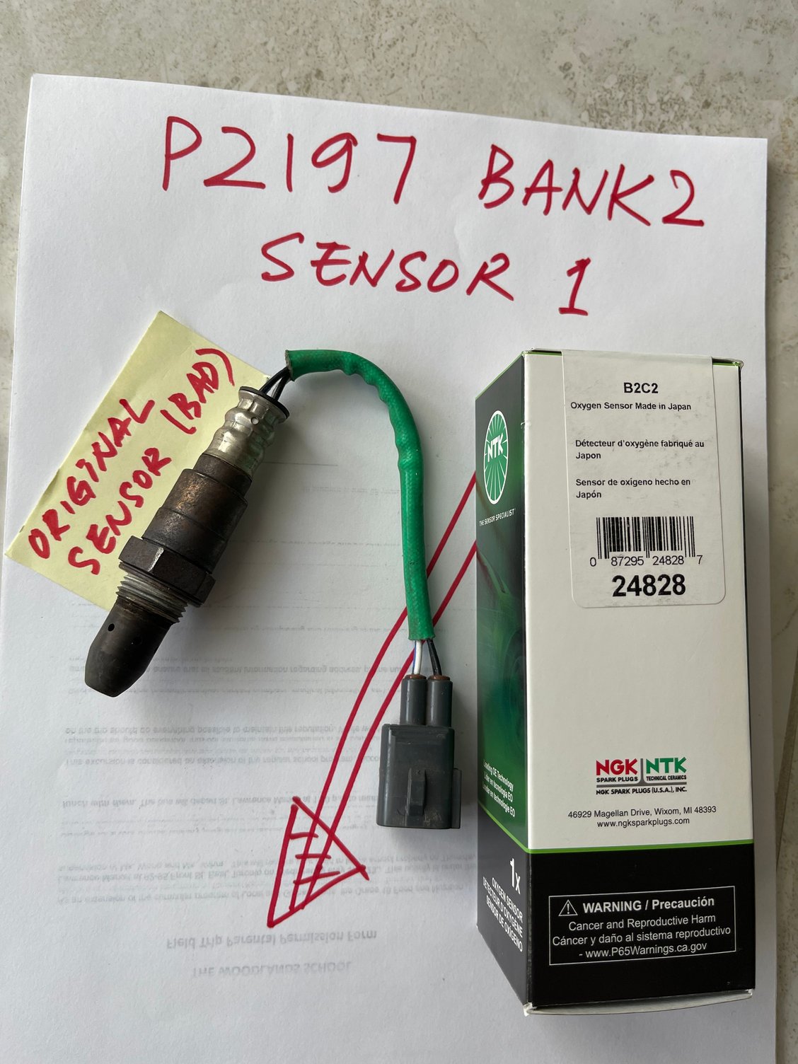 2014 IS350 AWD FSport P2197 Oxygen (A/F) Sensor Signal Stuck Lean