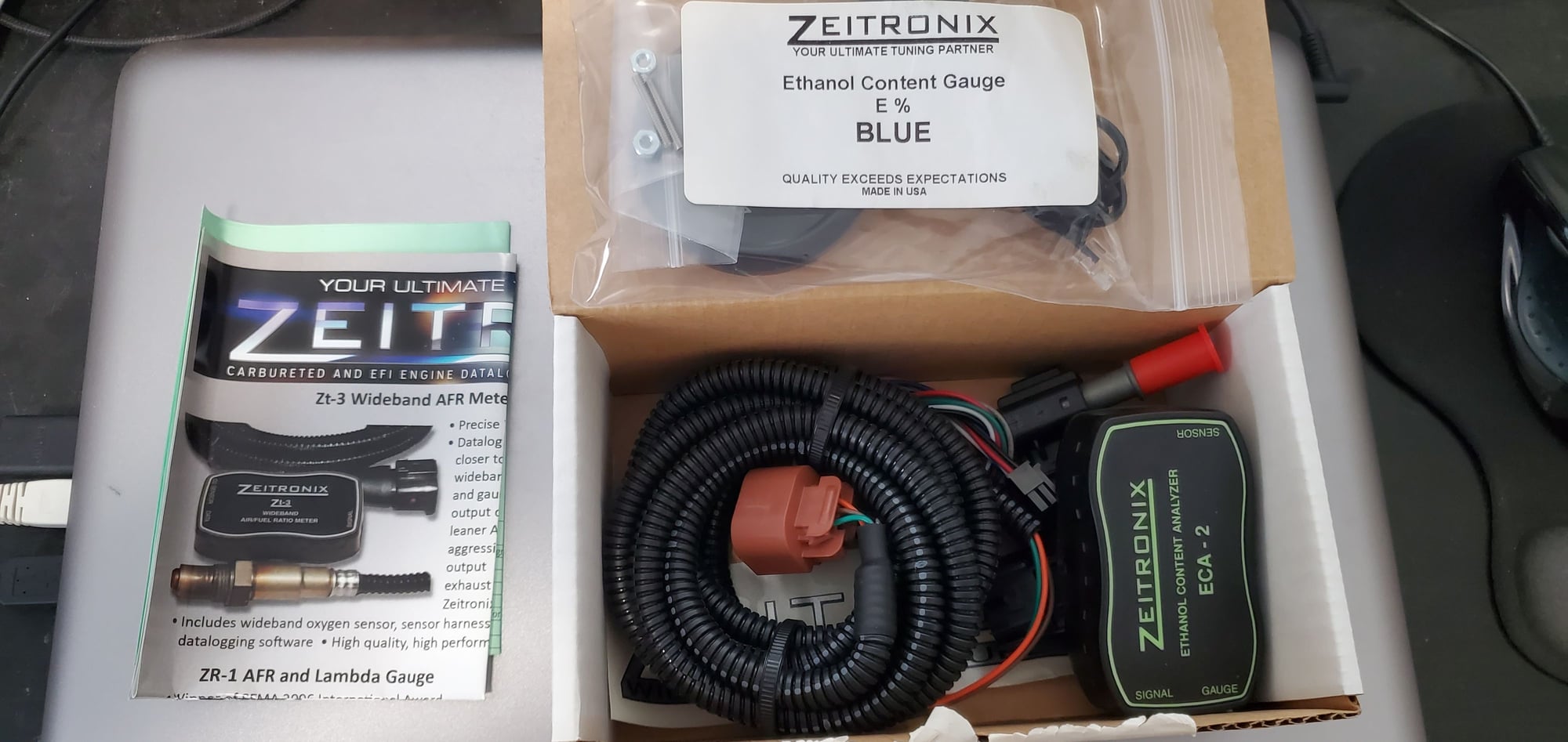 Engine - Intake/Fuel - Brand New Zeitronix ECA-2 Ethanol Content Analyzer Kit With E% Gauge - New - All Years Any Make All Models - Glendale, NY 11385, United States