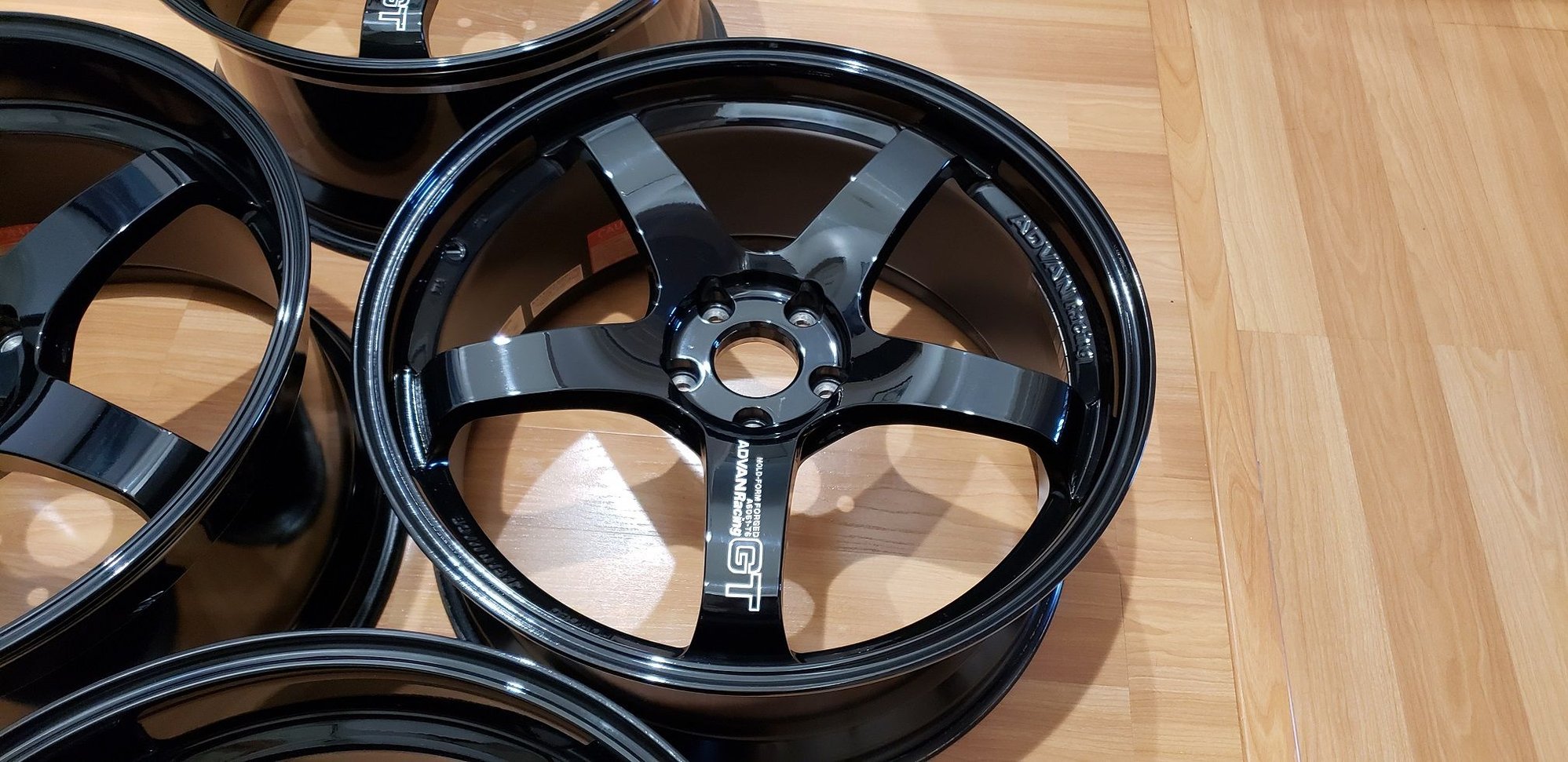 Wheels and Tires/Axles - 20" Yokohama ADVAN GT Premium Gloss Black, 9"/11", +38/+39, 5x114 (RCF/GSF) - Used - 2015 to 2019 Lexus RC F - 2016 to 2019 Lexus GS F - West Covina, CA 91792, United States