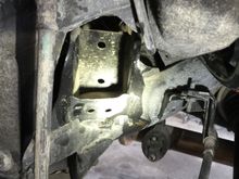 see the part where it's a little rusty, there's paint chip seems like it got like that because some kind of impact caused it