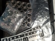 Here is the valve springs and retainers that i ordered from Moneky wrench racing (I contacted them to see if i would have to get upgraded keepers and they informed me that the OEM keepers work just fine with the camshaft upgrade), i am still waiting for the cams to come in so i may start the process. There is also the gaskets for the lower intake manifold that i ordered as well from Amazon. Lower intake manifold was ordered from ebay at a very low cost.