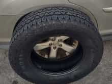 LT265/70R18 truck tire on 2007 RX350