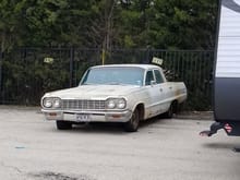 My 1964 Chevrolet Biscayne.  I am currently doing a frame-off restoration.  Many plans for this car.