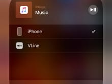 TV VLINE from the phone